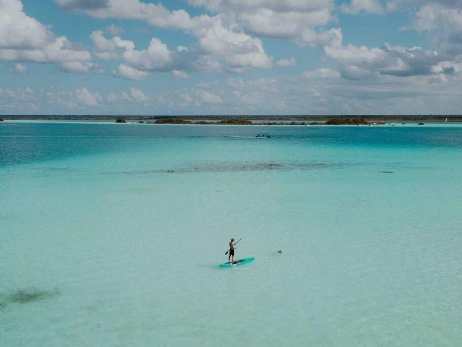 Casa Sol Y Luna -Beautiful Sunrises And Infinity Pool Bacalar Eksteriør bilde
