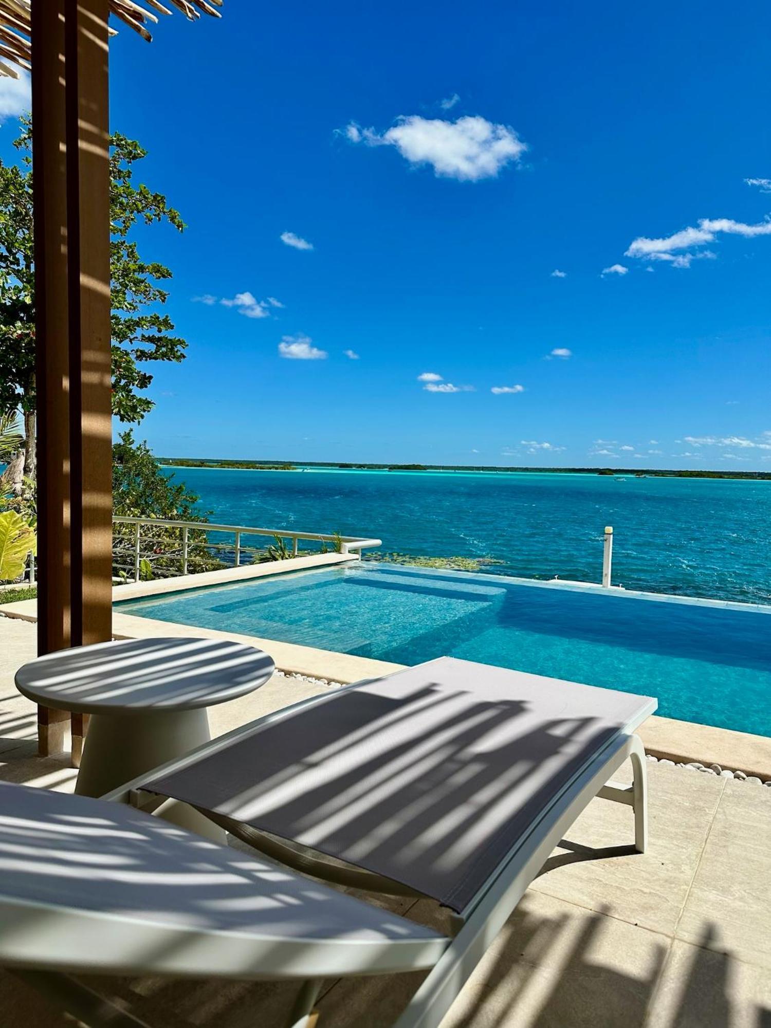 Casa Sol Y Luna -Beautiful Sunrises And Infinity Pool Bacalar Eksteriør bilde